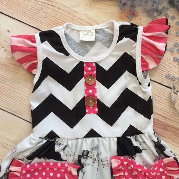 Boutique Baby Girl Ruffle Dress - Picture 2 of 3